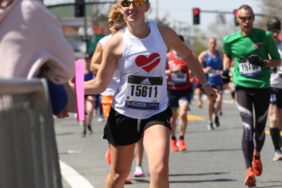 Maia Racing in the Boston Marathon